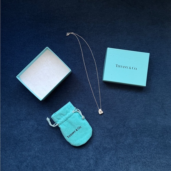 Tiffany & Co. Elsa Peretti  Full Heart Pendant Necklace - Picture 1 of 8